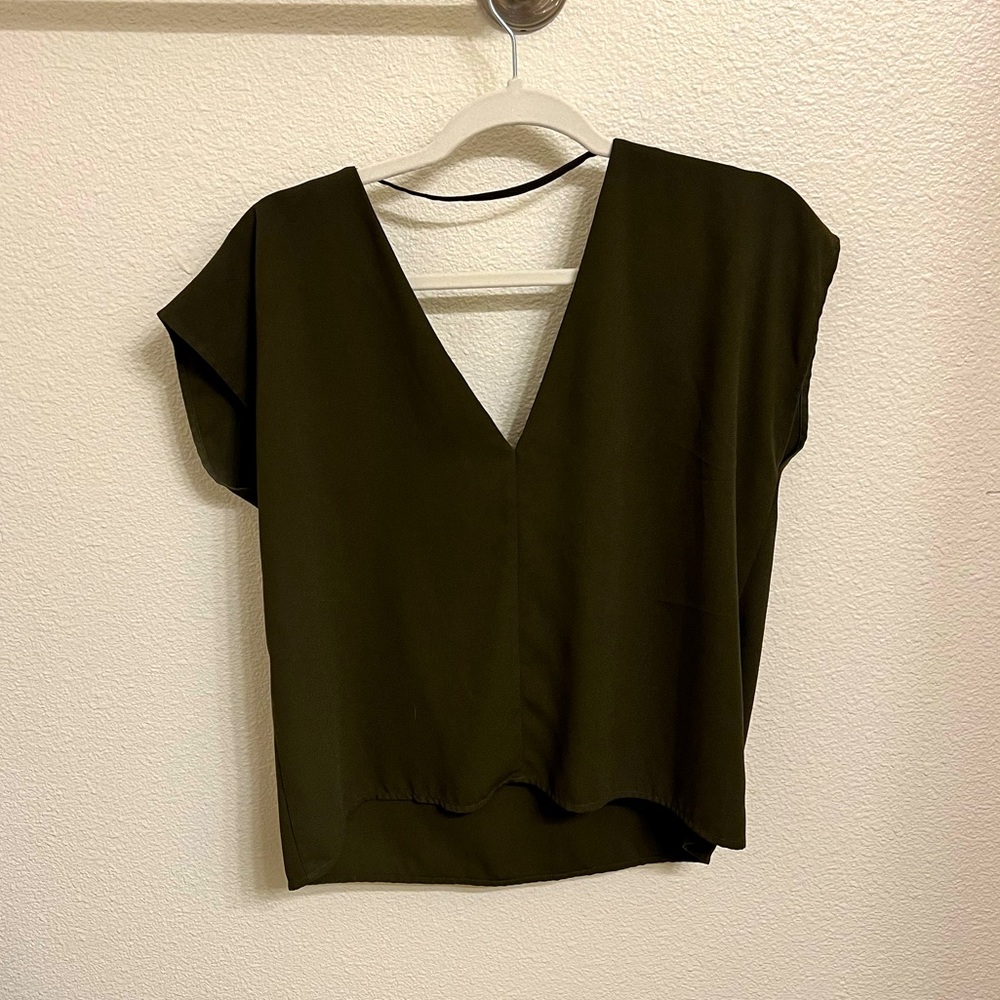 Dark green blouse. Size S. Forever 21